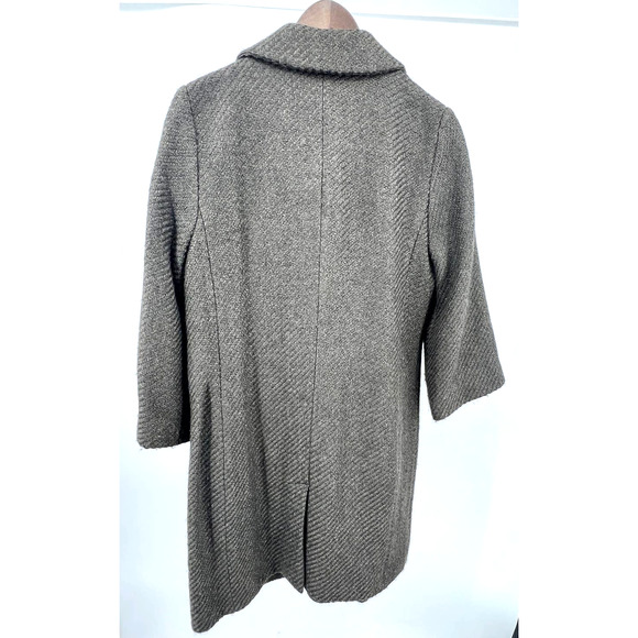 J. Jill Button Down Coat Wool Blend Soft Brown Knit Women's Size Small - Picture 2 of 6